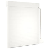 Roller Shutter White 100 x 130 cm Aluminium and Polyurethane 42047055