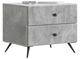Bedside Cabinet with Drawer Concrete Grey 43 x 34.5 x 47.5 cm 895451