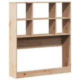 Headboard with Storage 90 cm Solid Wood Pine 855672