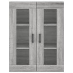 Highboard Grey Sonoma 69.5x34x180 cm Engineered Wood 3198663