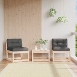 Garden Sofas with Cushions 2pcs Solid Wood Pine 844704