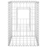 Gabion Basket Posts 2 pcs 40x40x60 cm Iron 151259