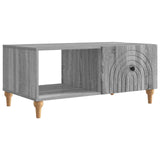 Coffee Table Grey Sonoma 90 x 50 x 40 cm Engineered Wood 894271