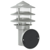 Outdoor Wall Lights with Sensors 2pcs Silver Stainless Steel 4006231