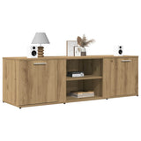 TV Cabinet Artisan Oak 120x34x37 cm Engineered Wood 855975