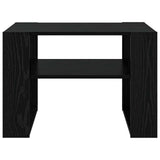 Coffee Table Black Oak 66 x 49.5 x 45 cm Engineered Wood 8000117