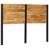 Headboard 140 cm Solid Wood Acacia and Iron 4017551