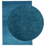 Rug OVIEDO Short Pile Turquoise 140x200 cm 375601