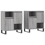 Sideboards 2 pcs Grey Sonoma Engineered Wood 3190139