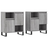 Sideboards 2 pcs Grey Sonoma Engineered Wood 3190139