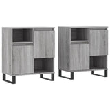 Sideboards 2 pcs Grey Sonoma Engineered Wood 3190139