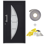 ZNTS Front Door Anthracite 98x200 cm 279213