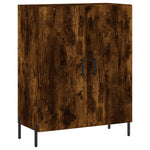 Highboard Smoked Oak 69.5x34x180 cm Engineered Wood 3199566