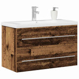 Bathroom Sink Cabinet with Drawer Old Wood 80 x 38.5 x 48 cm 3333132