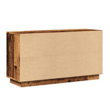 Sideboard Old Wood 102x35x55 cm Engineered Wood 857139