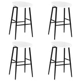 5 Piece Bar Set Black and White 3057466