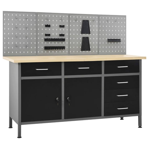Workbench with Four Wall Panels 3053430