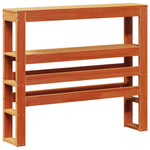 Bed Frame with Headboard Wax Brown 90x200 cm Solid Wood Pine 3306353