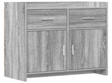 Sideboard Grey Sonoma 75 x 36 x 80 cm Engineered Wood 8011120