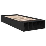 Bed Frame without Mattress Black 90x190 cm Single 3280616