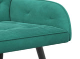 2 Seater Sofa with Metal Legs 2-Seater Turquoise Velvet 42051027