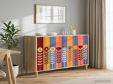 Sideboard ESSEN Sonoma 102 x 33 x 75 cm Engineered Wood 8006962