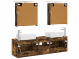 Bathroom Furniture Set 5 pcs Smoked Oak 3406835