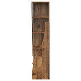 Corner Cabinet 32x32x140cm Engineered Wood Old Wood 889883