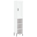 Highboard White 34,5x34x180 cm Engineered Wood 3200329