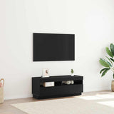 TV Cabinet Black Oak 100 x 35 x 40 cm Engineered Wood 862565