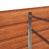 Garden Raised Bed Rusty 160x40x77 cm Corten Steel 151953