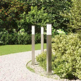 Bollard Lights 3 pcs 80 cm Stainless Steel IP44 4006050