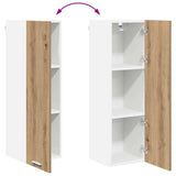 Hanging Cabinet Artisan Oak 30 x 31 x 100 cm Engineered Wood 884337