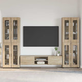 TV Cabinet Set FLORIN 3 pcs Sonoma Oak Engineered Wood 3397986
