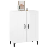Sideboard High Gloss White 69.5x34x90 cm Engineered Wood 812147