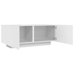 TV Cabinet White 100x35x40 cm Engineered Wood 804436