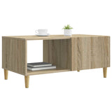 Coffee Table Sonoma Oak 90 x 50 x 40 cm Engineered Wood 894727