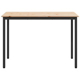 Dining Table Natural 110 x 55 x 75 cm Solid Pine Wood 892785