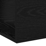 Bed Frame with Storage Black Oak 80 x 200 cm Engineered Wood 3429523