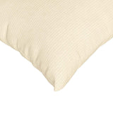 Sofa Pillows 2 pcs Cream 60 x 60 cm Corduroy Fabric 42014034