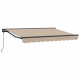 Manual Retractable Awning Beige 3.5 x 2 m 3420414