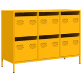 Sideboard Mustard Yellow 101.5x39x73.5 cm Cold-rolled Steel 851265