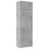 Storage Cabinet Concrete Grey 70x42.5x225 cm Engineered Wood 3281332