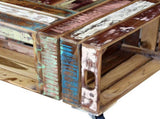 Coffee Table Solid Reclaimed Wood 70x70x35 cm 243306