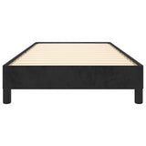 Bed Frame without Mattress Black 90x190 cm Single Single Velvet 349847