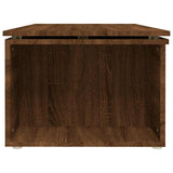 Coffee Table Brown Oak 150x50x35 cm Engineered Wood 815470