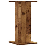 ZNTS Speaker Stands 2 pcs Old Wood 30x30x60 cm Engineered Wood 852661