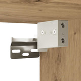 ZNTS Bathroom Wall Cabinet Artisan Oak 100x25x30 cm Engineered Wood 860102
