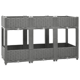 Raised Bed 120x40x71 cm Polypropylene 153299