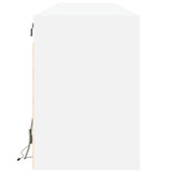 TV Wall Cabinet with LED White 180x31x45 cm 3307933